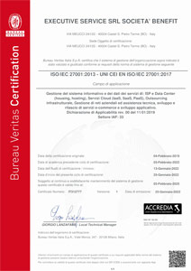 SISTEMA DI GESTIONE INTEGRATO - ISO 27001